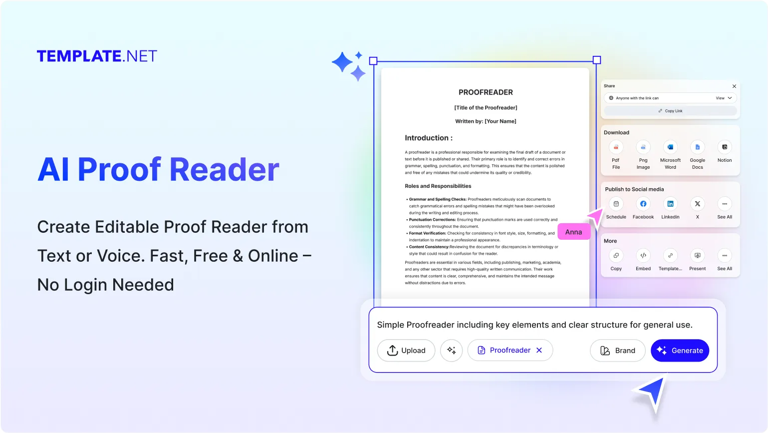 Free AI Proof Reader, Online Grammar & Spell Checker Tool